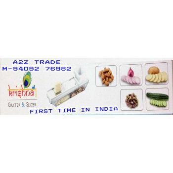 Krishna 2 In 1 Compact Magic Slicer, Dry Fruit Grater, Adjustable Thickness, On Discount